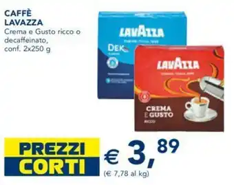 Esselunga CAFFÈ LAVAZZA conf. 2x250 g offerta