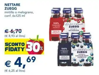 Esselunga NETTARE ZUEGG 6x125 ml offerta