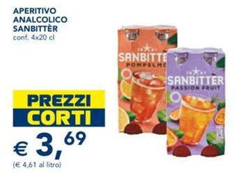 APERITIVO ANALCOLICO SANBITTER conf. 4x20 cl