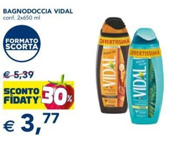 BAGNODOCCIA VIDAL conf. 2x650 ml