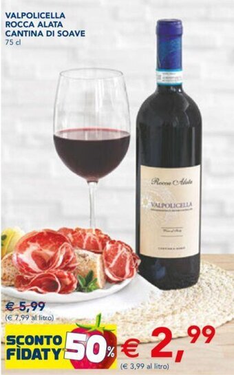 Esselunga VALPOLICELLA ROCCA ALATA CANTINA DI SOAVE 75 cl offerta