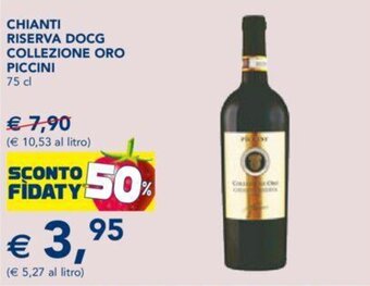 CHIANTI RISERVA DOCG COLLEZIONE ORO PICCINI 75 cl