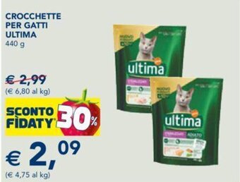 Esselunga CROCCHETTE PER GATTI ULTIMA 440 g offerta