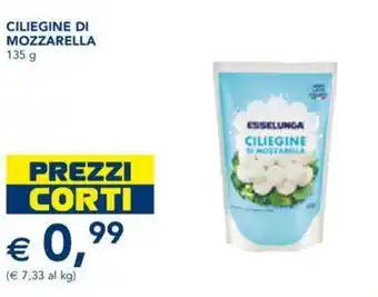 Esselunga CILIEGINE DI MOZZARELLA 135 g offerta