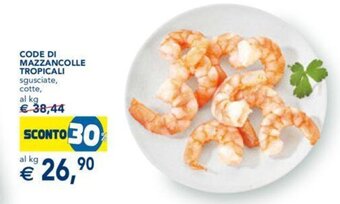 Esselunga CODE DI MAZZANCOLLE TROPICALI offerta