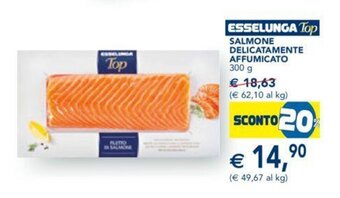 Esselunga ESSELUNGA Top SALMONE DELICATAMENTE AFFUMICATO 300 g offerta