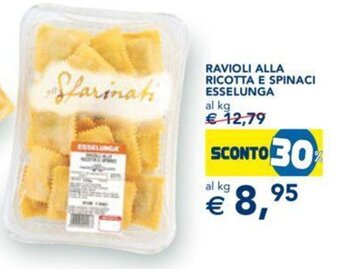 RAVIOLI ALLA RICOTTA E SPINACI ESSELUNGA