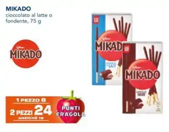 Esselunga MIKADO cioccolato al latte o fondente, 75 g offerta