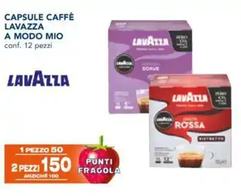 Esselunga CAPSULE CAFFÈ LAVAZZA A MODO MIO conf. 12 pezzi offerta