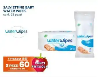 SALVIETTINE BABY WATER WIPES conf. 28 pezzi