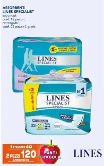 Esselunga ASSORBENTI LINES SPECIALIST offerta