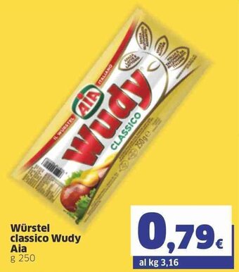 Ok Sigma Würstel classico Wudy Aia g 250 offerta