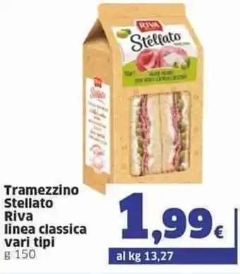 Tramezzino Stellato Riva linea classica vari tipi g 150