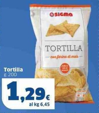 Ok Sigma Tortilla g 200 offerta