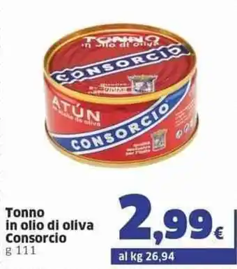 Ok Sigma Tonno in olio di oliva Consorcio g 111 offerta
