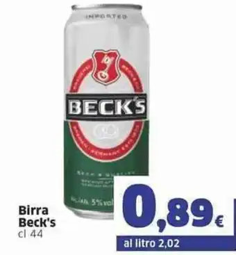 Birra Beck's cl 44