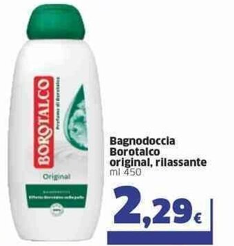 Bagnodoccia Borotalco original, rilassante ml 450