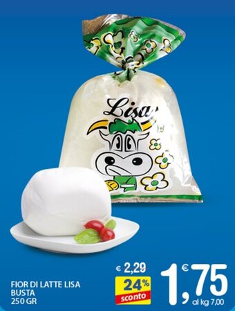 Qui Discount FIOR DI LATTE LISA BUSTA 250 GR offerta