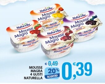 MOUSSE MAGRA 4 GUSTI NATURELLA