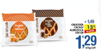 CROSTATA CACAO/ ALBICOCCA 350 GR