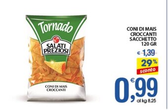 CONI DI MAIS CROCCANTI SACCHETTO 120 GR