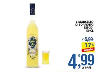 LIMONCELLO DI SORRENTO IGP 30⁰ 50 CL