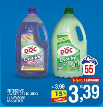 Qui Discount DETERSIVO LAVATRICE LIQUIDO 55 LAVAGGI ASSORTITI offerta