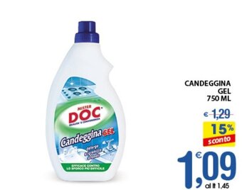 Qui Discount CANDEGGINA GEL 750 ML offerta
