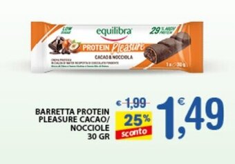 BARRETTA PROTEIN PLEASURE CACAO/NOCCIOLE 30 GR