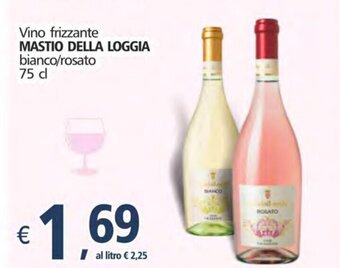 Alter Discount Vino frizzante MASTIO DELLA LOGGIA bianco/rosato 75 cl offerta