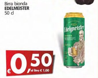 Alter Discount Birra bionda EDELMEISTER 50 cl offerta