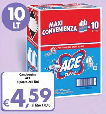 Alter Discount Candeggina ACE bipacco 2x5 litri offerta