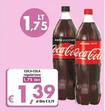 Alter Discount COCA-COLA regular/zero 1,75 litri offerta