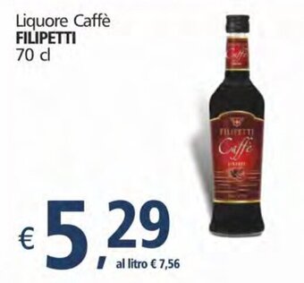 Alter Discount Liquore Caffè FILIPETTI 70 cl offerta