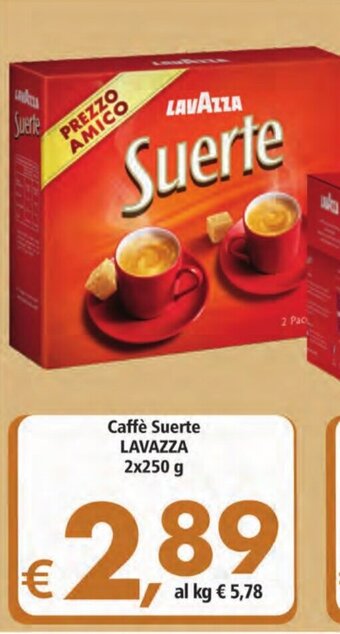 Alter Discount Caffè Suerte LAVAZZA 2x250 g offerta