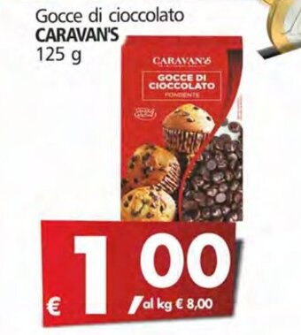 Alter Discount Gocce di cioccolato CARAVAN'S 125 g offerta