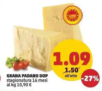 PENNY GRANA PADANO DOP stagionatura 16 mesi offerta