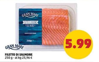 PENNY GRAN MARE FILETTO DI SALMONE 250 g offerta