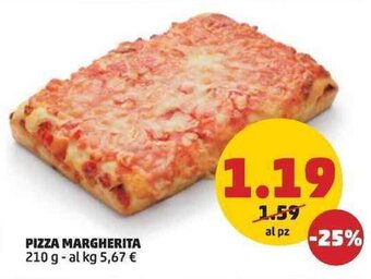PENNY PIZZA MARGHERITA 210 g offerta