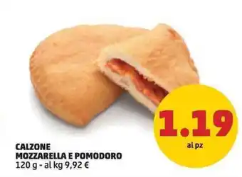 CALZONE MOZZARELLA E POMODORO 120 g