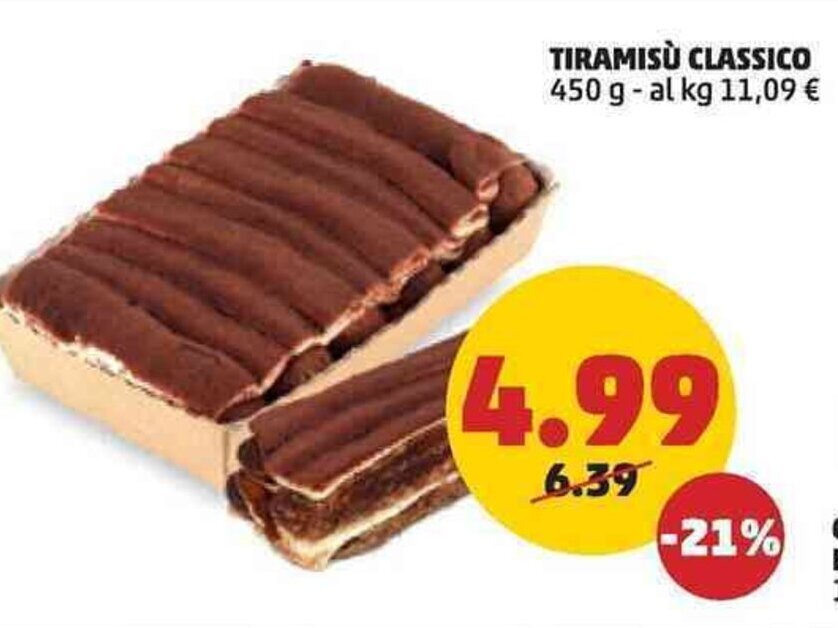 PENNY TIRAMISÙ CLASSICO 450 g offerta