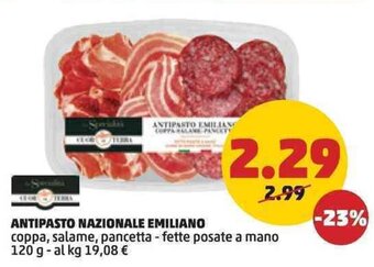 PENNY ANTIPASTO NAZIONALE EMILIANO 120 g offerta