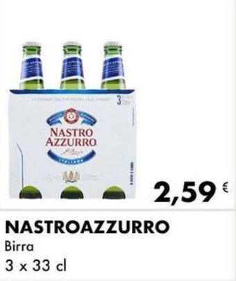 NASTRO AZZURRO Birra 3 x 33 cl