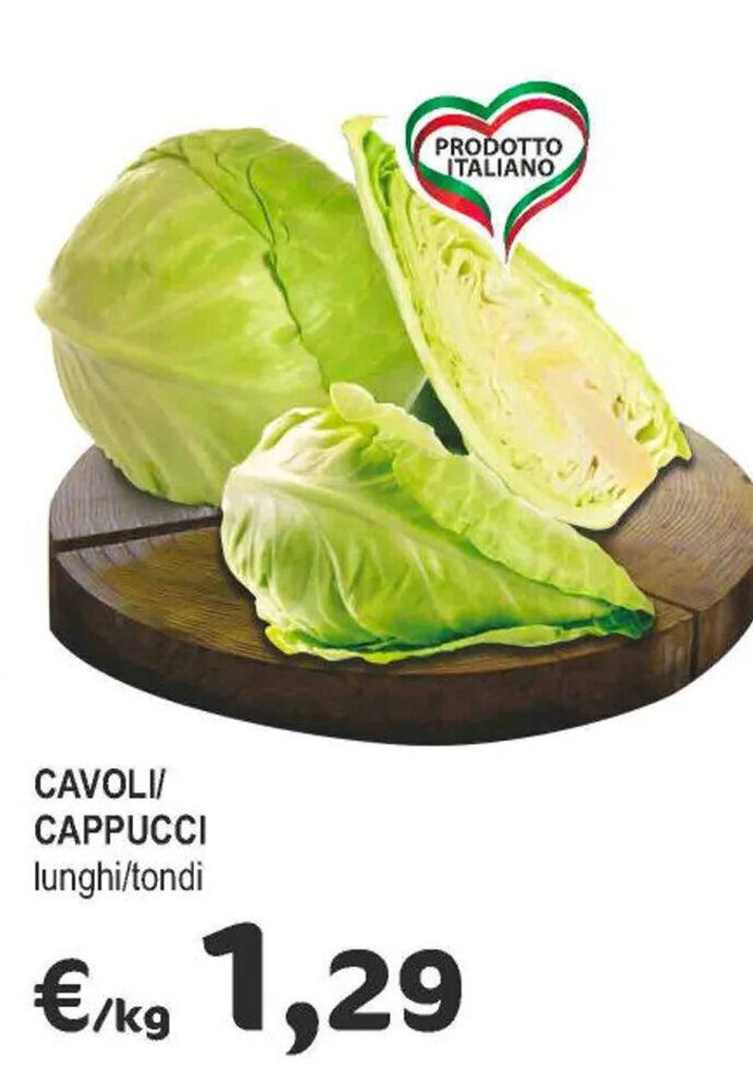 Crai CAVOLI/ CAPPUCCI lunghi/tondi offerta