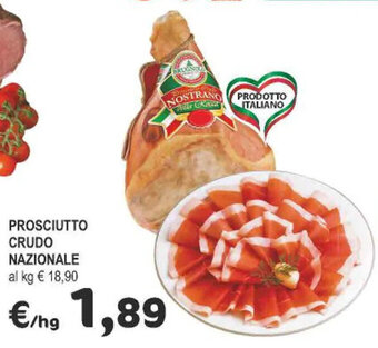 PROSCIUTTO CRUDO NAZIONALE