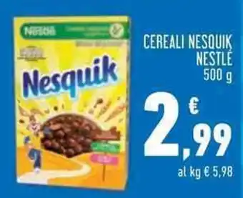 CEREALI NESQUIK NESTLÉ 500 al kg € 5,98