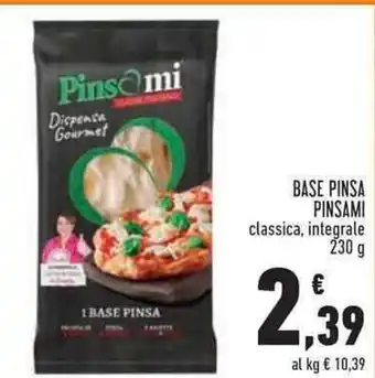 Conad BASE PINSA PINSAMI 230 g offerta