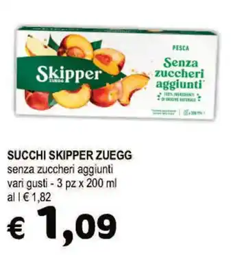 Crai SUCCHI SKIPPER ZUEGG 3 pz x 200 ml offerta