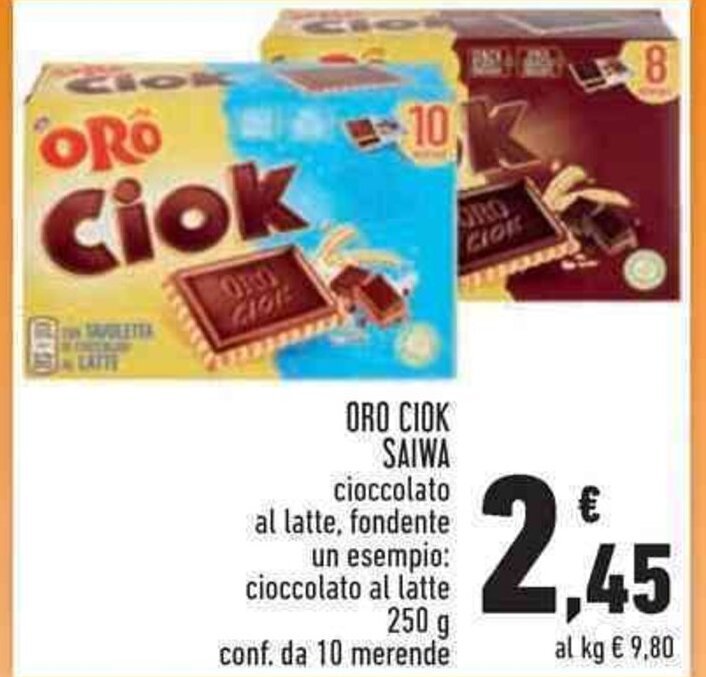 Conad ORO CIOK SAIWA 250 g offerta