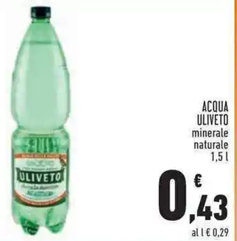 Conad ACQUA ULIVETO 1,5 l offerta